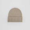 The beige knitted cap for women is warm in autumn and winter. The woolen cap is casual and versatile, soft and comfortable Specification image